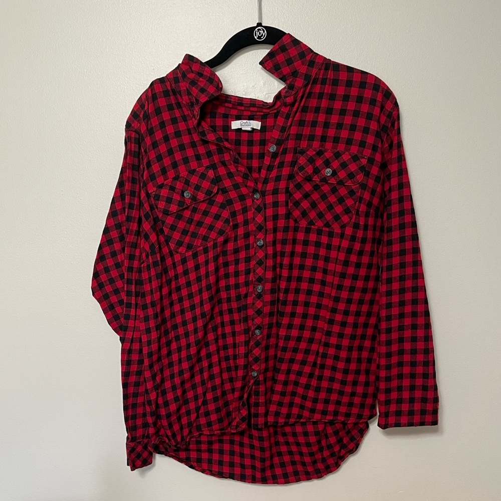 Buffalo plaid button up